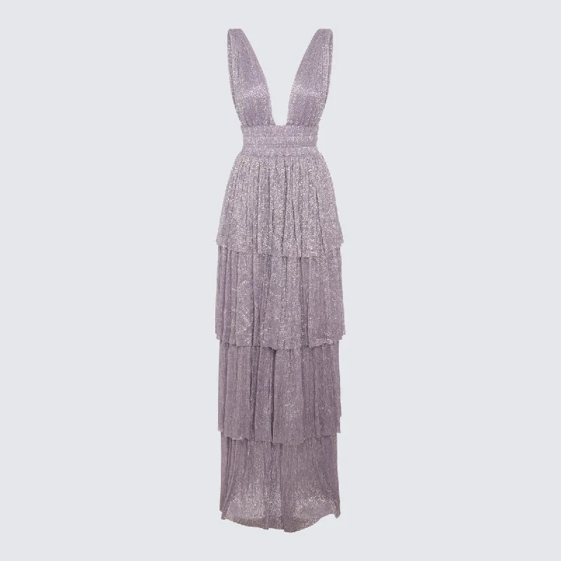 Sabina Musayev Dresses Purple Tunics Plaid country
