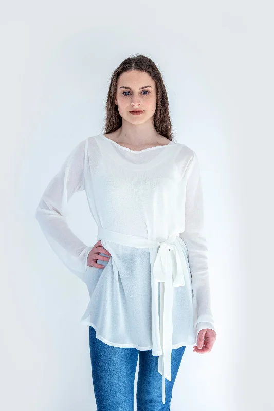 Dressed Bias Top - Milk Tunics Evening elegant