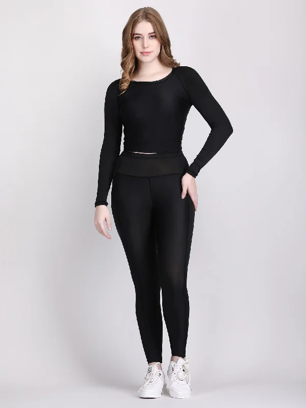crop top co ord set Zippered Buttoned Snapped