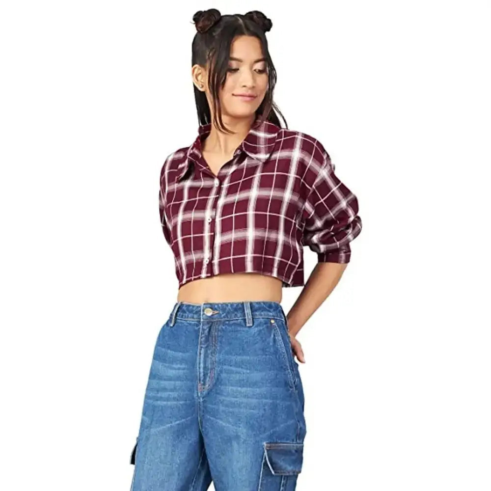 Classic Viscose Crop Top for Women Crop Top Seamless Stretchy
