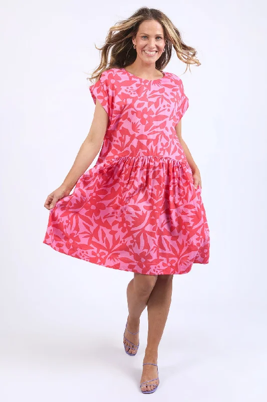 Elm Sunset Hour Dress - Sunset Hour Print Tunics Prom sequined