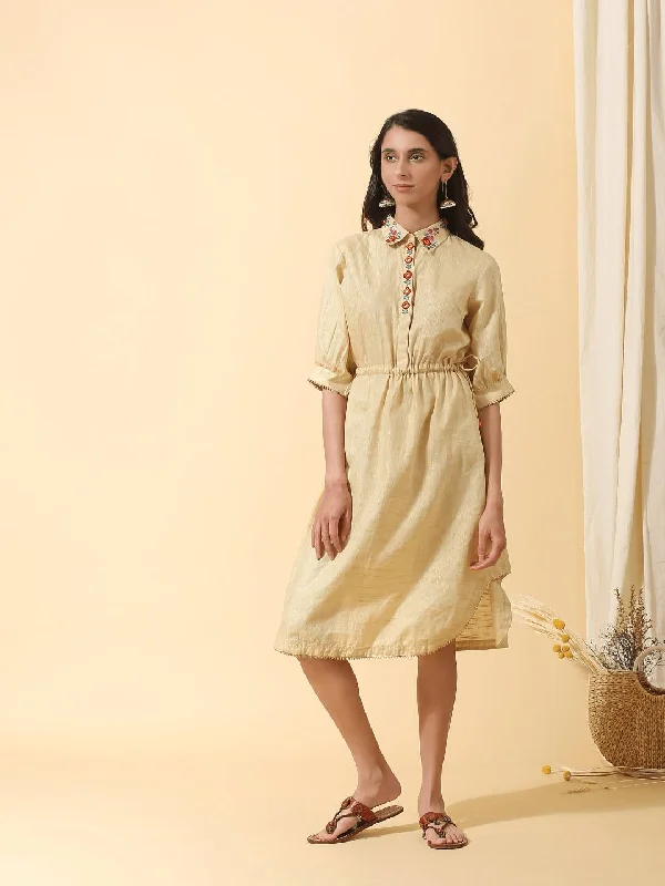 Yellow Floral Colourful Dress Tunics Essential wardrobe