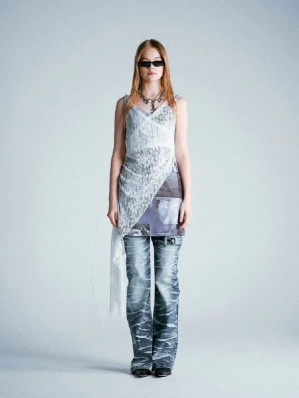 Lace Hooded Cowl Dress【s0000009285】 Tunic Top Casual