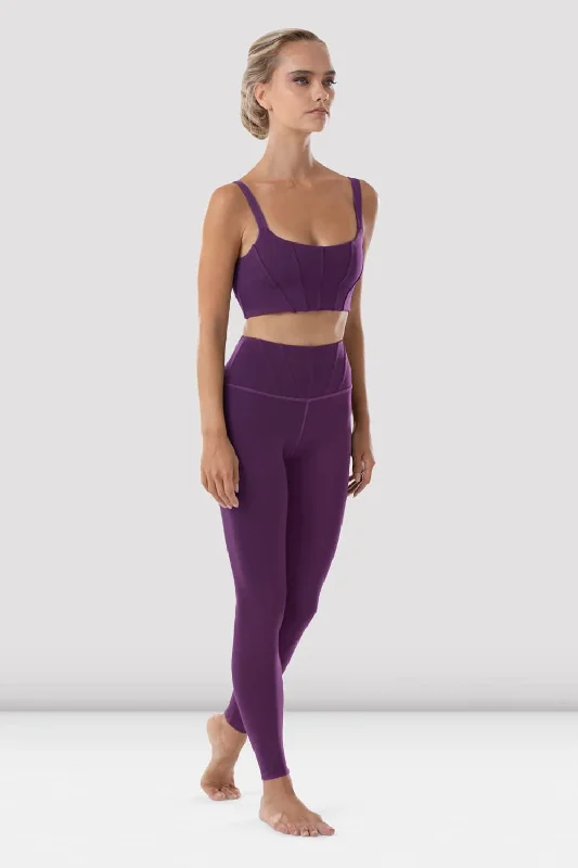 Ladies Lacey Camisole Crop Top Front Pockets Side Pockets Patch Pockets