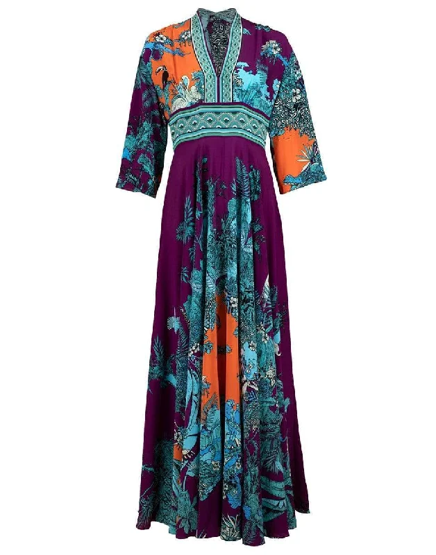 Jungle Multi Go The Extra Mile Dress Tunics Long Elegant