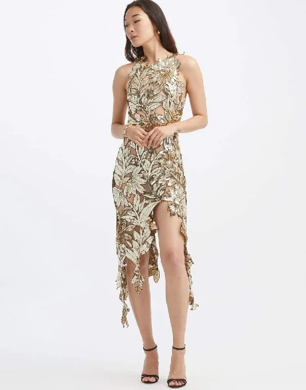 Sequin Floral Embroidered Dress Tunics Denim casual