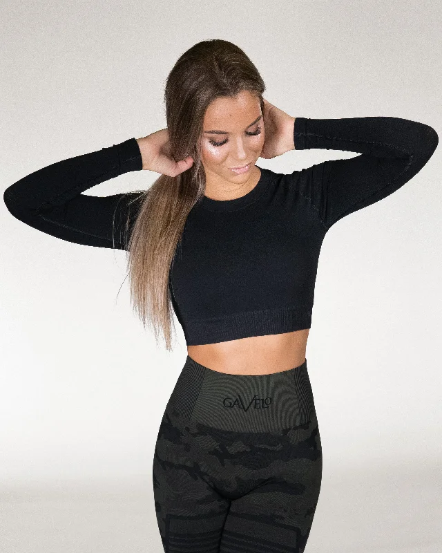 Gavelo Seamless Crop Top Cotton Fabric Linen Fabric Terry Fabric