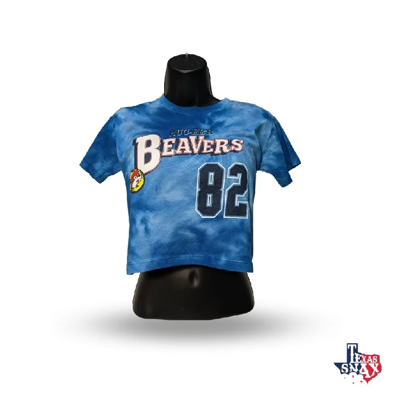 Buc-ee's Crop Top Softball Shirts Iron Safe Non-Iron Wrinkle Free