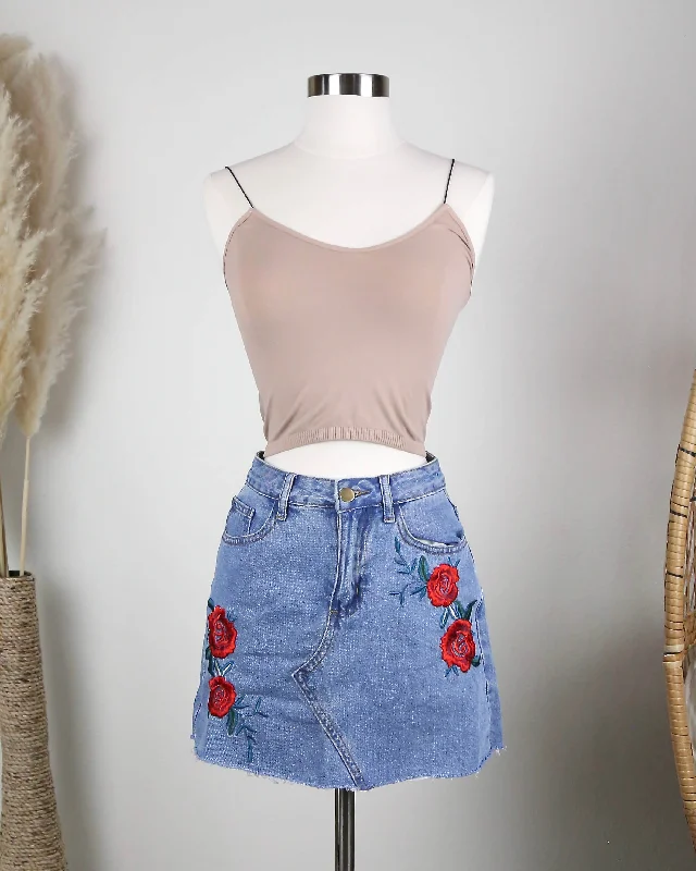 Free People - Skinny Strap Brami Crop Top in More Colors Elegant Classic Vintage