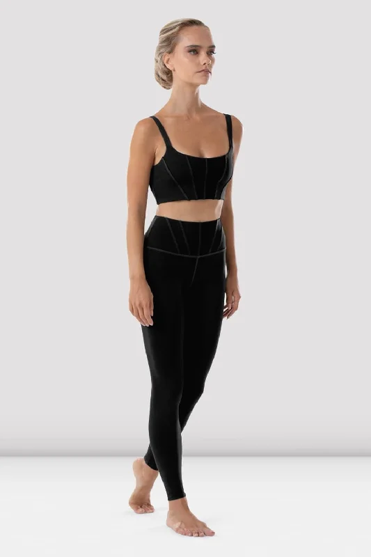 Ladies Lacey Camisole Crop Top Notch Collar Peter Pan Collar Cowl Neck