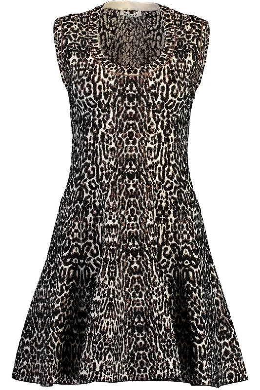 Sleeveless Skater Dress A-Line Day Work