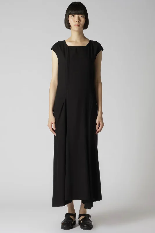 Rayon Broad Front Back Drape Dress Tunics Chinos classic