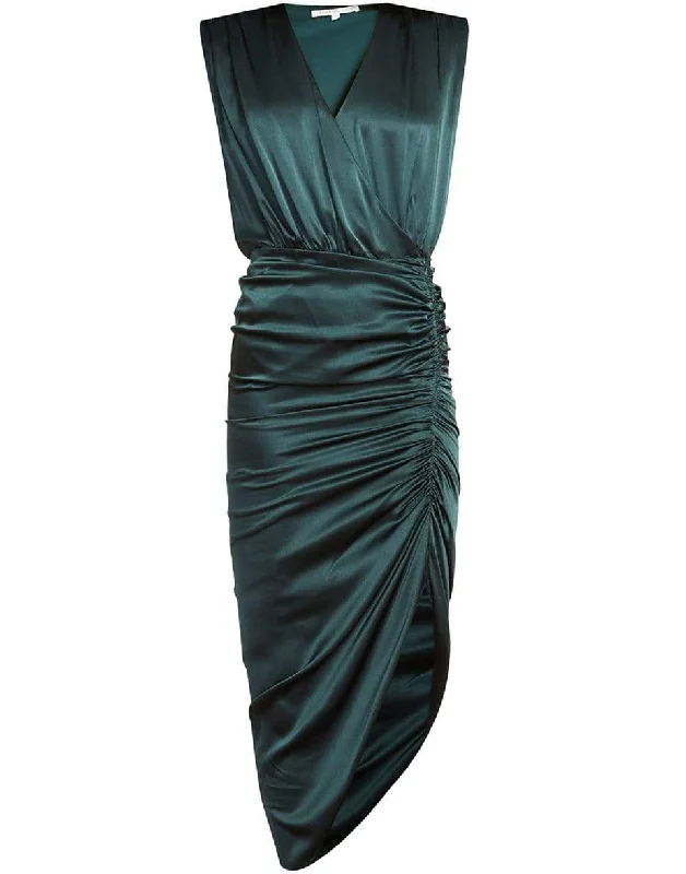 Casela Ruched Dress Tunics Prom sequined