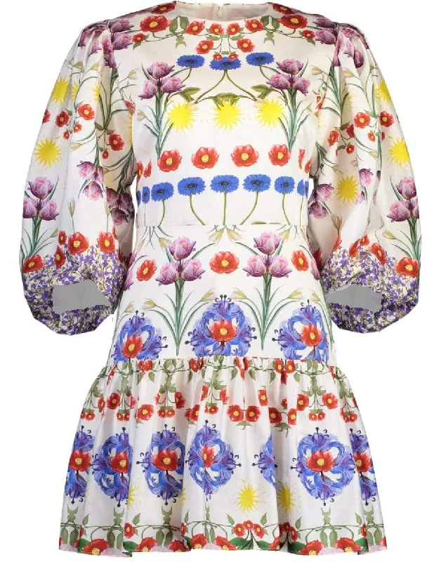 Tabi Mini Half Sleeve Floral Dress Tunics Bestseller popular