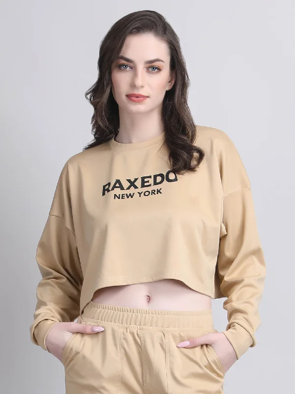 long sleeve crop top - aesthetic crop tops Fleece Nylon Spandex