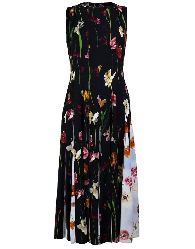 Sleeveless Inset Dress Tunics Trendy modern