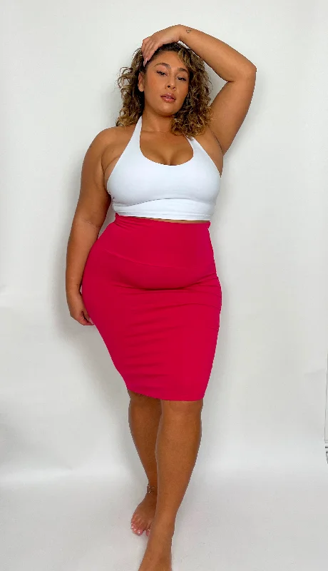 Halter crop top in White Zippered Front Buttoned Front Snap Front