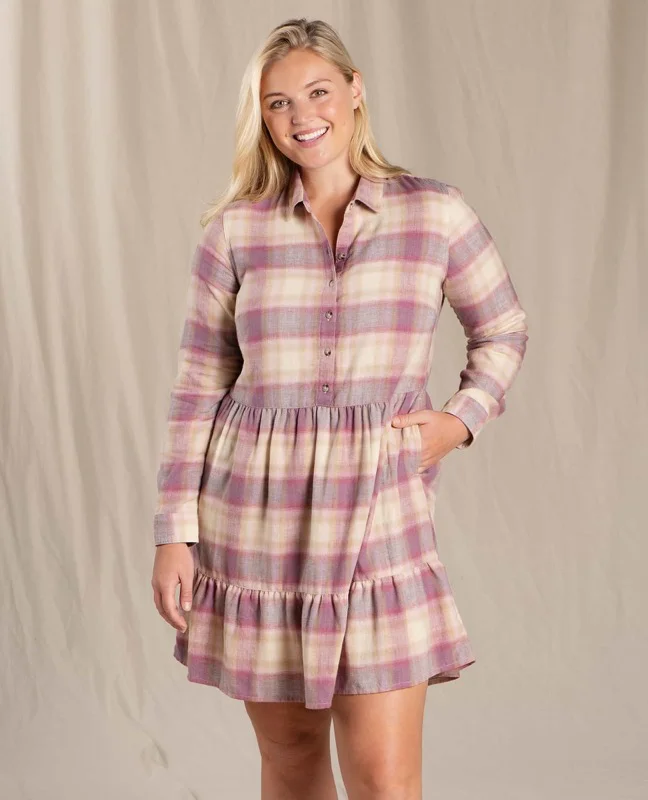 Toad & Co T1781106 W's Re-FormTiered Dress Tunics Travel practical