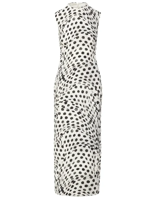 Audrey Dot Sheath Dress Tunics Sophisticated sleek