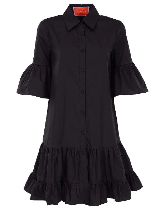 Choux Dress - Nero Tunics Silk luxurious