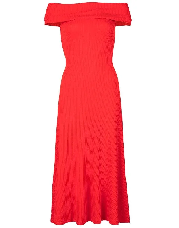 Red Knit Imogen Dress Tunics Favorite customer