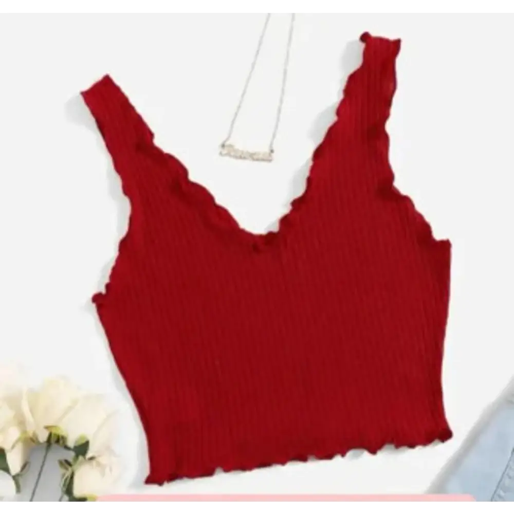 Classic Lycra Crop Top For Women Mesh Blend Leather Blend Suede Blend