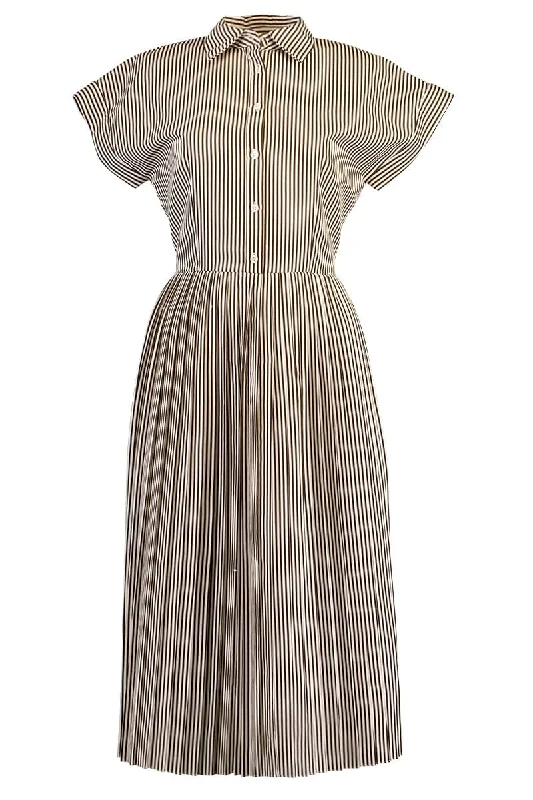 Pleated Poplin Dress Tunics Modern contemporary