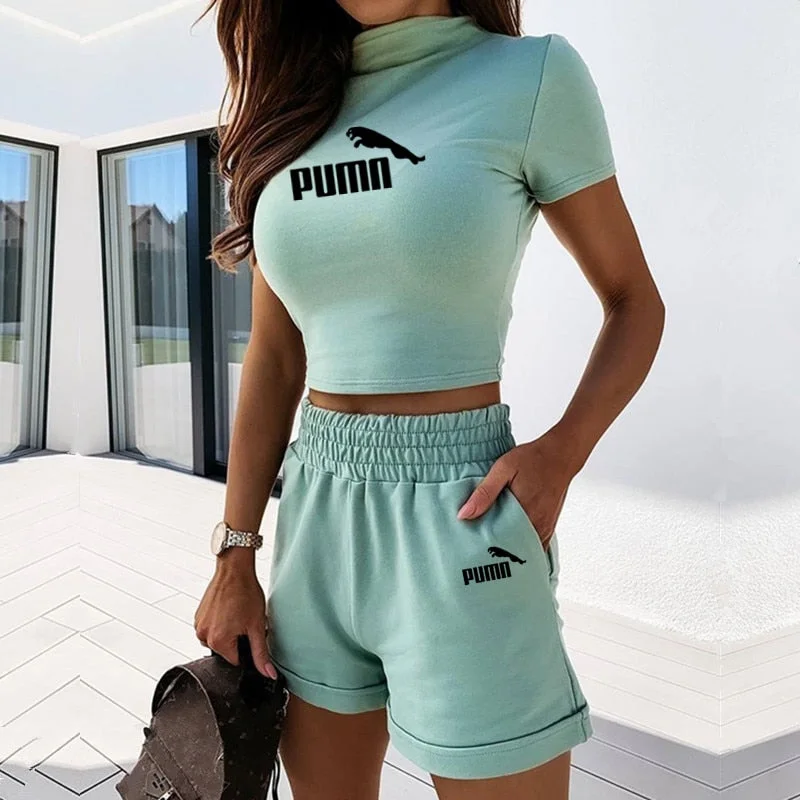 2 Pieces Set Women Summer O-Neck Casual Crop Top 2020 Female Clothing Tracksuit Pockets Loose Shorts Two Pieces Handmade Hand-knitted Hand-woven 2 Pieces Set Women Summer O-Neck Casual Crop Top 2020 Female Clothing Tracksuit Pockets Loose Shorts Two Pieces Handmade Hand-knitted Hand-woven