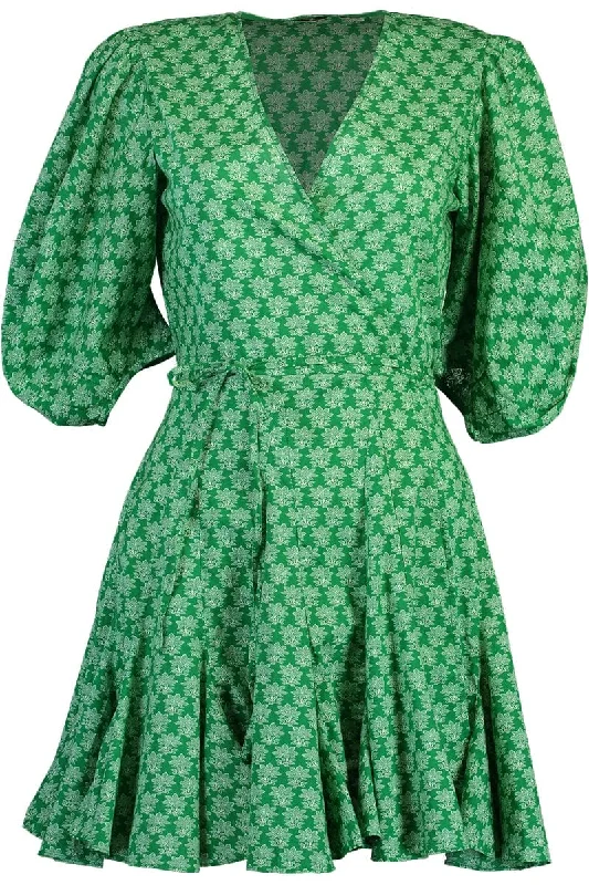 Claudine Dress - Loves Me Not Emerald Tunics Versatile stylish