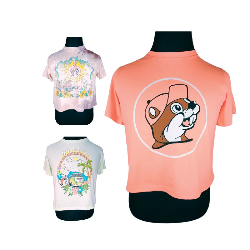 Buc-ee's Crop Top Shirts Anti-Shrink Durable Soft