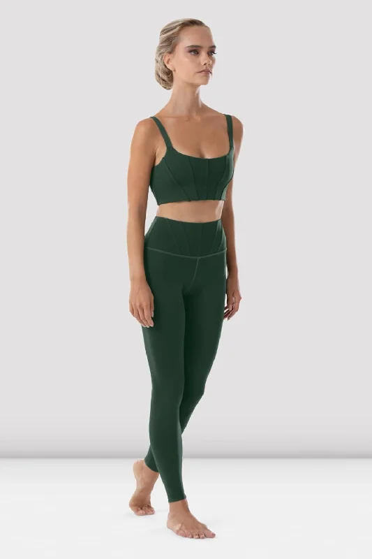 Ladies Lacey Camisole Crop Top Zippered Front Buttoned Front Snap Front