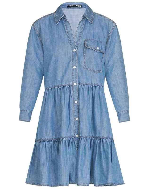 Atari Chambray Dress Tunics Gym athletic