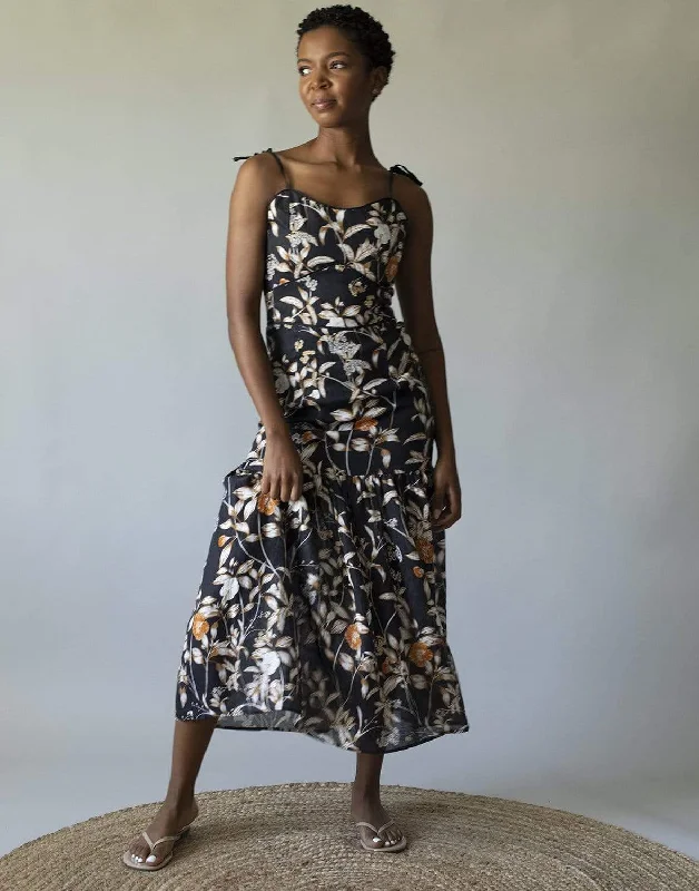 Black Desert Rose Luisa Dress Tunics Practical easy-care