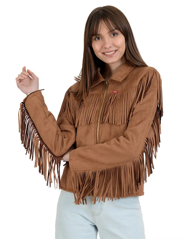 Wrangler Women's Western Fringed Jacket V-Neck Jacket Boat Neck Jacket Square Neck Jacket Wrangler Women's Western Fringed Jacket V-Neck Jacket Boat Neck Jacket Square Neck Jacket