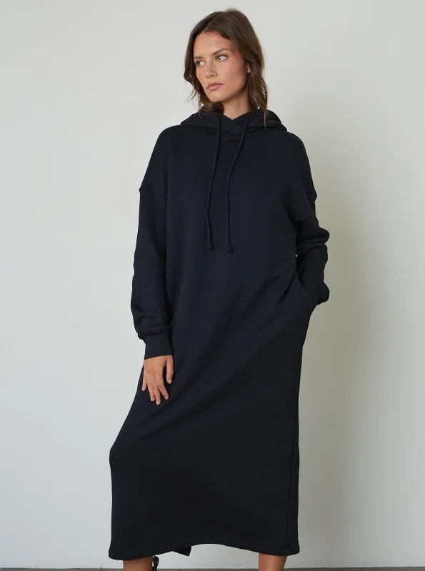 Laurette | Autumn Fleece Sweater Dress Chenille Brocade Lace