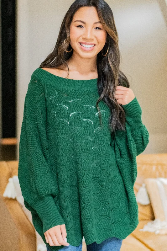 Breaking Free Kelly Green Batwing Sweater Satin Fabric Silk Fabric Chiffon Fabric