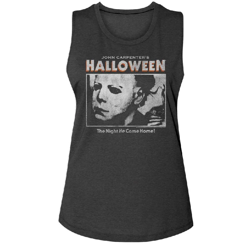 HALLOWEEN Tank Top for Ladies, Logo And Photo crew neck tank
