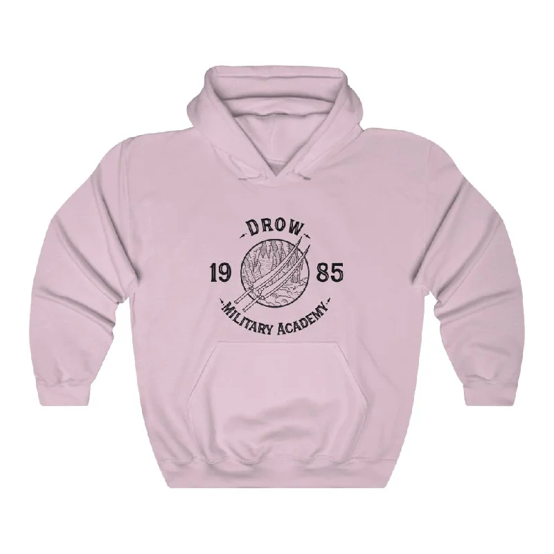 Drow Hoodie Hoodie with Zipper Placket Modern Functional