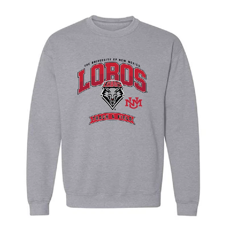 New Mexico - NCAA Women's Track & Field : Laylah Lawson - Classic Fashion Shersey Crewneck Sweatshirt Hoodie with Half-Zip Sporty Casual