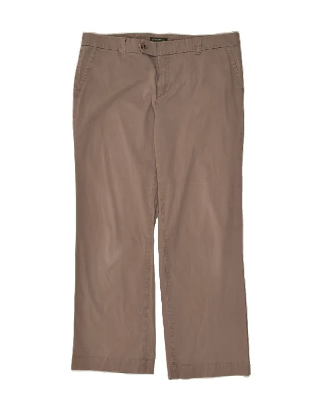 EDDIE BAUER Womens Mercer Fit Chino Trousers US 16 2XL W36 L30 Brown Trousers sophisticated sleek EDDIE BAUER Womens Mercer Fit Chino Trousers US 16 2XL W36 L30 Brown Trousers sophisticated sleek