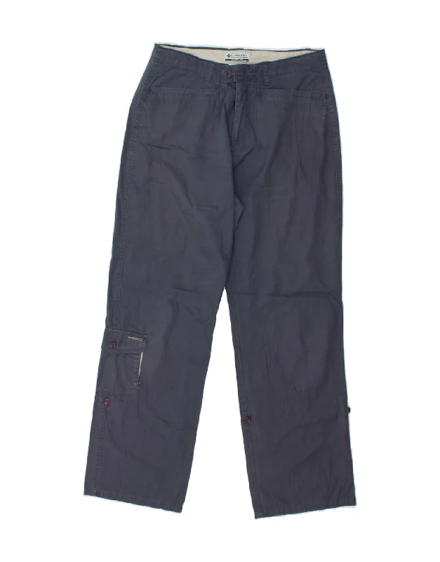 COLUMBIA Womens Straight Cargo Trousers UK 14 Medium W27 L30 Grey Trousers Timeless Classic COLUMBIA Womens Straight Cargo Trousers UK 14 Medium W27 L30 Grey Trousers Timeless Classic