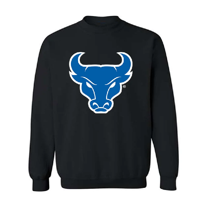 Buffalo - NCAA Women's Track & Field : Adriana Ellsworth - Crewneck Sweatshirt Hoodie with Hem Frayed Vintage Worn Buffalo - NCAA Women's Track & Field : Adriana Ellsworth - Crewneck Sweatshirt Hoodie with Hem Frayed Vintage Worn
