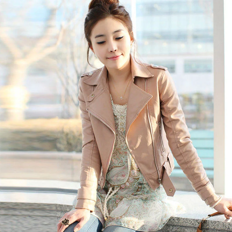 Big size XS XXL XXXL Women Leather Jackets and Coats Short Zipper Motorcycle Leather Jacket Pu Outerwear Coat V-Neck Jacket Boat Neck Jacket Square Neck Jacket Big size XS XXL XXXL Women Leather Jackets and Coats Short Zipper Motorcycle Leather Jacket Pu Outerwear Coat V-Neck Jacket Boat Neck Jacket Square Neck Jacket