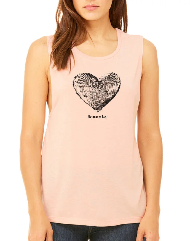 Women's Namaste Slub Muscle Tank strapless tank top