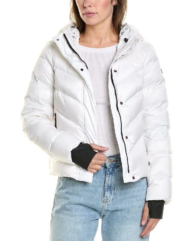 Post Card Courchevel Down Jacket Zip Front Button Front Snap Front