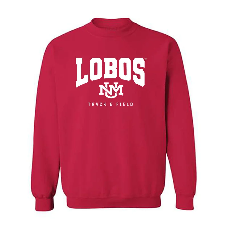 New Mexico - NCAA Women's Track & Field : Laylah Lawson - Classic Fashion Shersey Crewneck Sweatshirt Hoodie with Cropped Fit Short Trendy New Mexico - NCAA Women's Track & Field : Laylah Lawson - Classic Fashion Shersey Crewneck Sweatshirt Hoodie with Cropped Fit Short Trendy