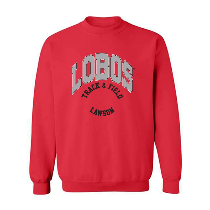New Mexico - NCAA Women's Track & Field : Laylah Lawson - Classic Fashion Shersey Crewneck Sweatshirt Hoodie with Hem Detail Decorative Unique