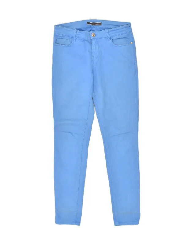MASSIMO DUTTI Womens Skinny Casual Trousers EU 38 Medium W28 L28 Blue Trousers Wedding White MASSIMO DUTTI Womens Skinny Casual Trousers EU 38 Medium W28 L28 Blue Trousers Wedding White
