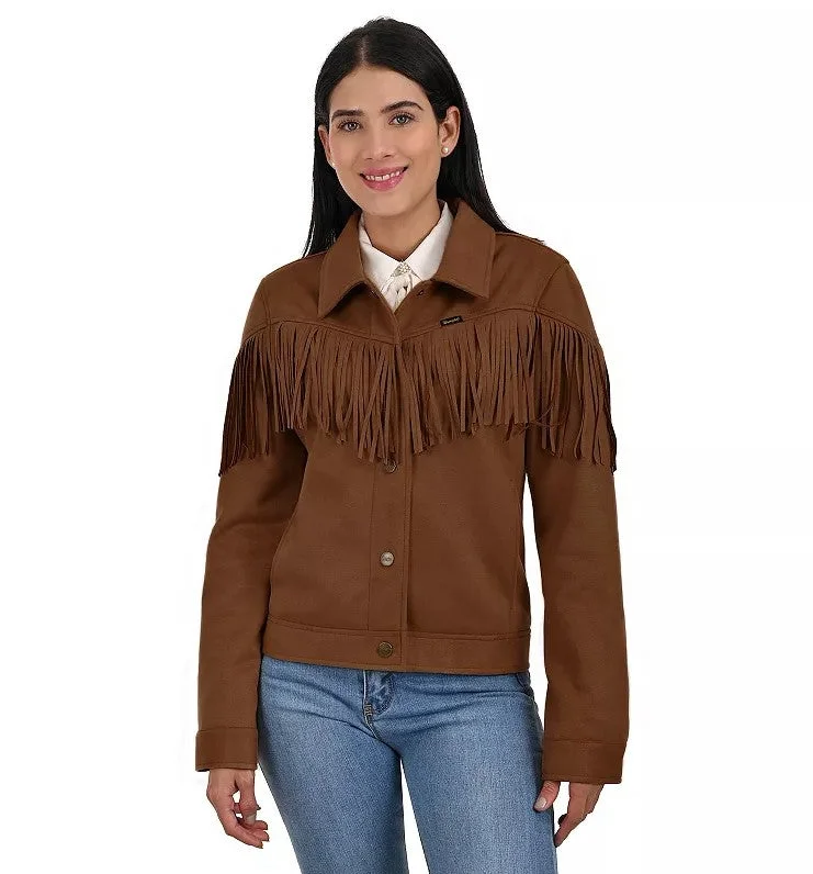 Wrangler Women's Western Style Fringed Jacket Fitted Jacket Loose Jacket Oversized Jacket Wrangler Women's Western Style Fringed Jacket Fitted Jacket Loose Jacket Oversized Jacket