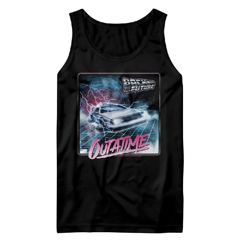 BACK TO THE FUTURE Tank Top, Outatime gold tank top
